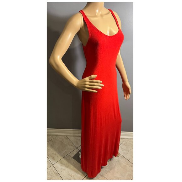 Old Navy Orange Racerback Maxi Dress - Picture 2 of 6